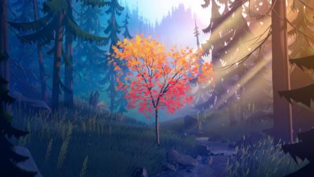 Mystical Heart of the Enchanted Forest wallpaper