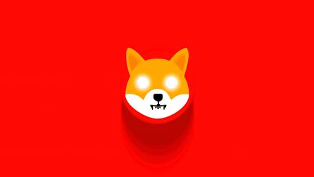Shiba Inu minimal wallpaper