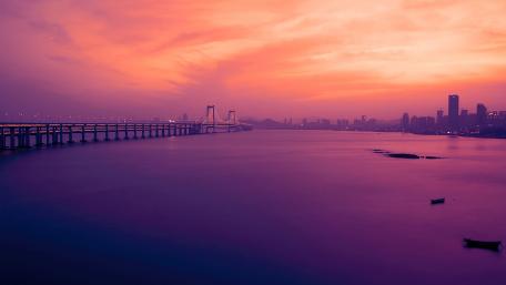 Heishi Reef Bay from Xinghai square wallpaper