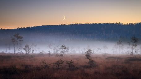 Dusk in Koppom, Sweden wallpaper