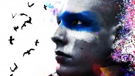 War in colors wallpaper