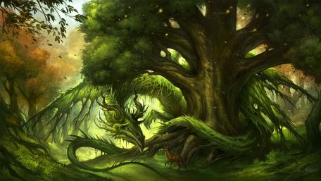Enchanted Forest Awakening wallpaper