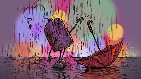 Rain not so bad wallpaper