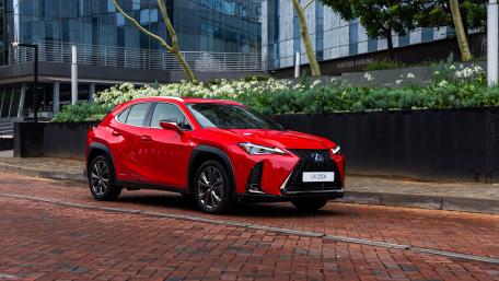 Red Lexus UX 250H F Sport wallpaper