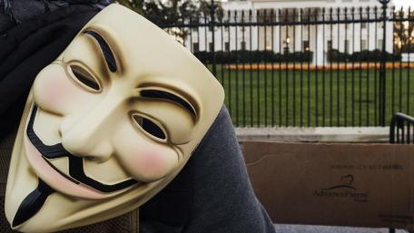 Hacker mask wallpaper