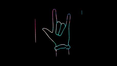 Neon Rock Spirit wallpaper
