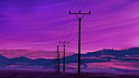 Cable lines wallpaper