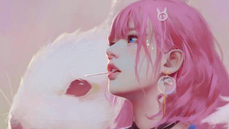 Serenity in Pink wallpaper
