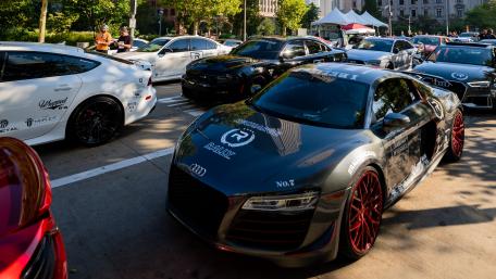 Audi in the race wallpaper