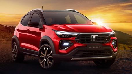 Dynamic Fiat Pulse in Stunning Sunset Scene wallpaper