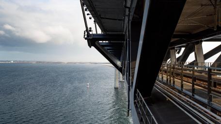 View of Sea from the Oresund Bridge wallpaper
