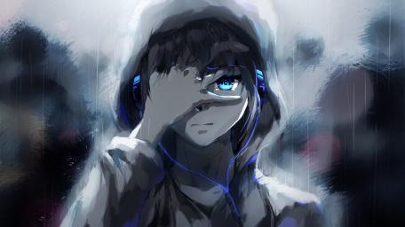 Cyber anime wallpaper