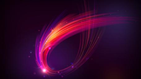 Neon Dream: Vivid Purple Abstract Art wallpaper