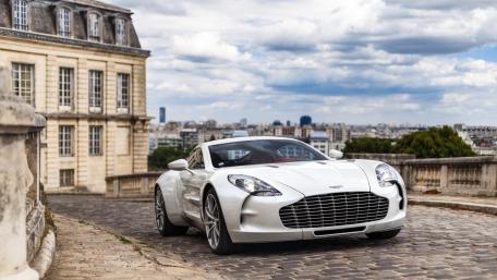 Aston Martin Elegance in Scenic Setting wallpaper