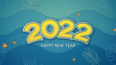 Joyful 2022 New Year Celebration Wallpaper wallpaper