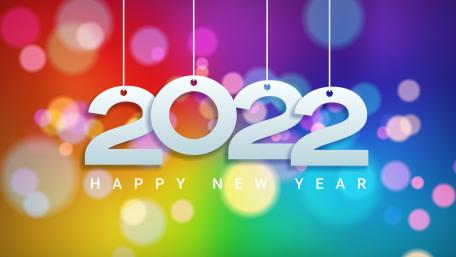 Vibrant Celebration of New Beginnings in 2022 wallpaper