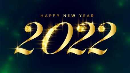 Golden Cheers for New Year Festivities wallpaper