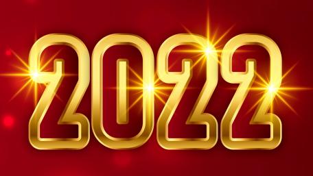 Golden 2022 New Year Celebration Wallpaper wallpaper