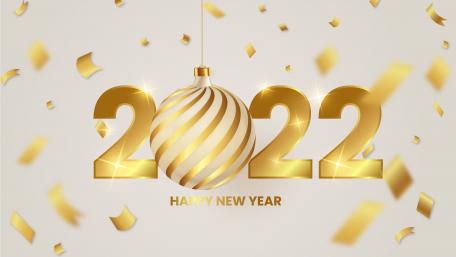Glistening Celebrations of 2022 New Year Festivities wallpaper
