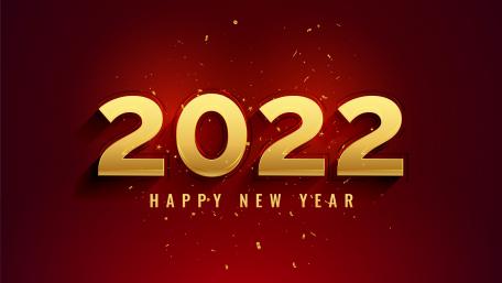 Golden New Year 2022 Celebration Wallpaper wallpaper