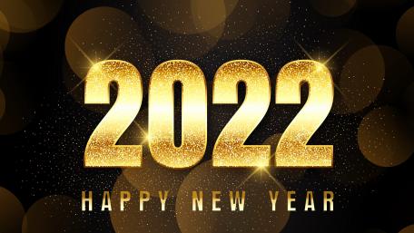 Golden New Year Celebration 2022 Wallpaper wallpaper