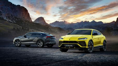 Lamborghini Urus Excels in Stunning Landscape wallpaper