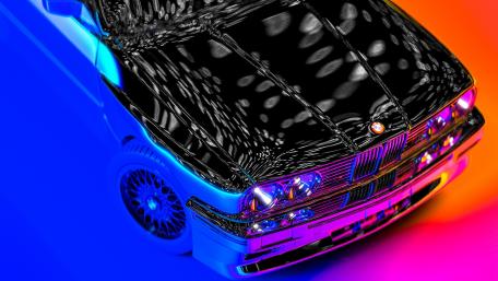 Neon BMW Adventure Ride wallpaper