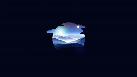 Mystical Night Horizon wallpaper
