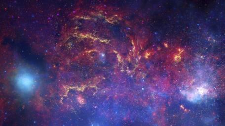 Mystical Depths of the Milky Way Galaxy wallpaper