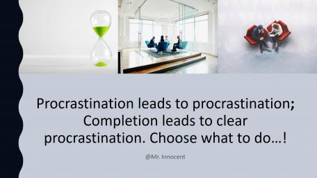 Procrastination wallpaper