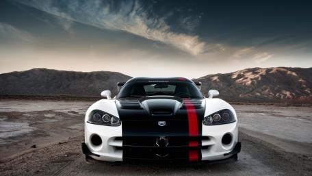 Dodge Viper Stunning Desert Landscape Wallpaper wallpaper