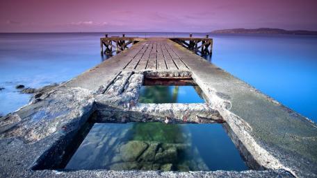 Portencross Pier, Ayrshire wallpaper