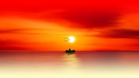 Artistic Sunset wallpaper