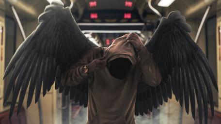 Anonymous angel wallpaper