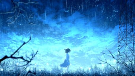 Whispers of Rain and Solitude wallpaper
