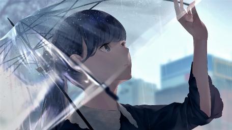 Gazing Through the Rain wallpaper