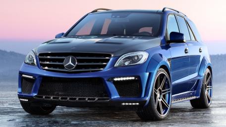Sleek Mercedes SUV on a Winter Landscape wallpaper