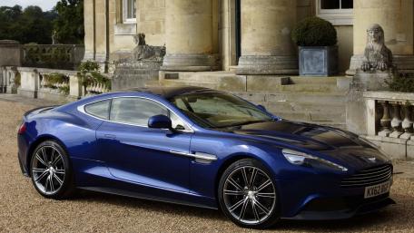 Sleek Elegance of the Aston Martin Vanquish wallpaper