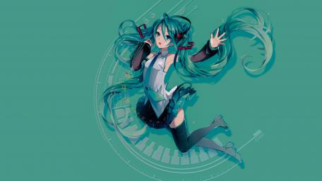 A Vivid Symphony with Hatsune Miku wallpaper