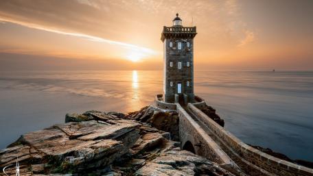 Kermorvan lighthouse wallpaper