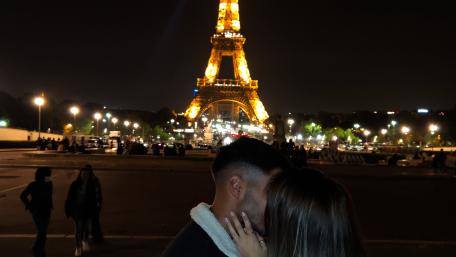 Romantic Night in Paris wallpaper