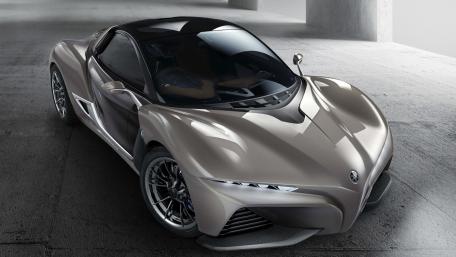 Sleek and Innovative Yamaha Concept Car Design wallpaper