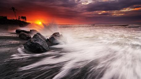 Bali at sunset wallpaper
