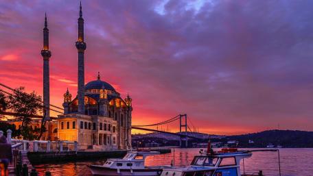 The Ortaköy Mosque wallpaper
