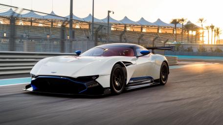 Aston Martin Vulcan Sunset Drive Wallpaper wallpaper