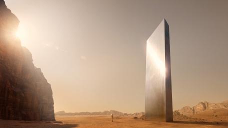 Mysteries of the Martian Monolith wallpaper