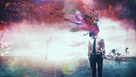 Surreal Escape into an Altered Reality wallpaper