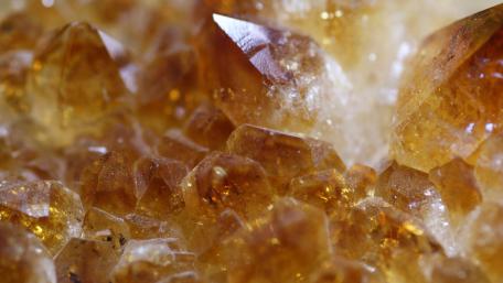 Golden Citrine Gemstones Shining Brightly wallpaper