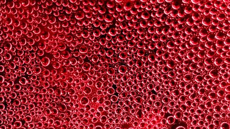 Vibrant Red Wine Bubbles Abstract Wallpaper wallpaper