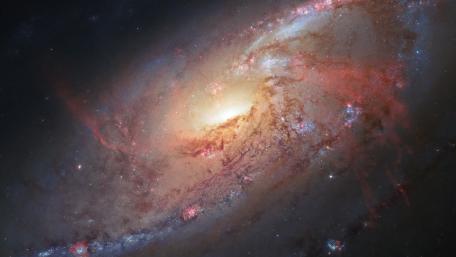 Messier 106 wallpaper